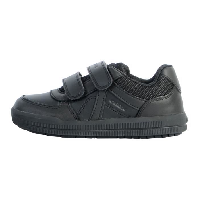 Geox Basket Cuir Enfant/Garçons Geox Arzach - GEOX - Version basse - Scratch - Confort exceptionnel