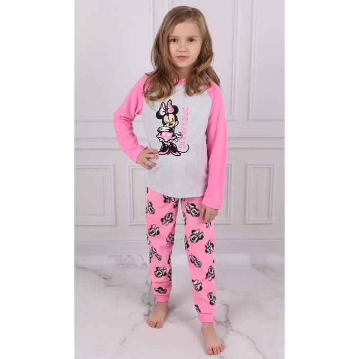 Vêtements Cdiscount Pyjama Fille Pyjama Filles Minnie Mouse DISNEY