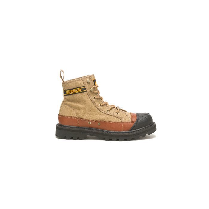 Caterpillar Trey Chaussures hautes en Cognac, Hommes Chaussures hautes