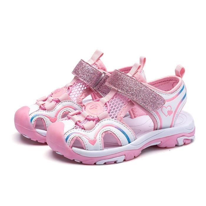 Sandales pour filles FUNMOON Chaussures d'été à bout fermé et