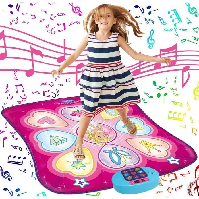 Jouet Fille 3 Ans Tendance 2025 Tapis De Danse Licorne Enfants - 3 Modes Défi LED - 3-8 Ans - Jeu Musical Jouet Enfant 3 Ans