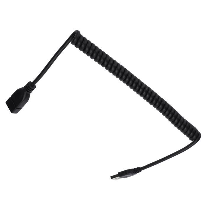 Câble USB Mâle-femelle Avec Interrupteur ON/OFF, Rallonge 28 Cm, Neuf