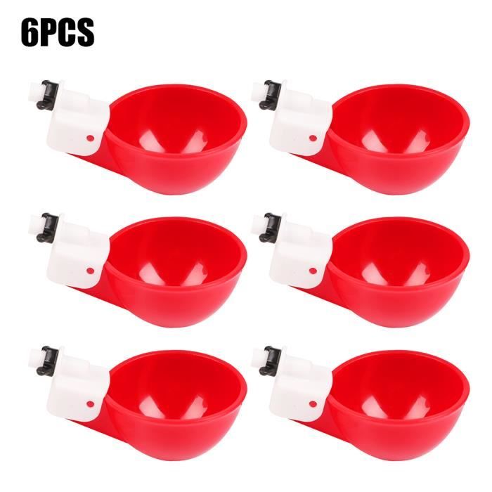 Meilleurs prix pour Abreuvoirs de Volaille - QINGQUE - 6Pcs - Automatique - Durable - Facile à Installer