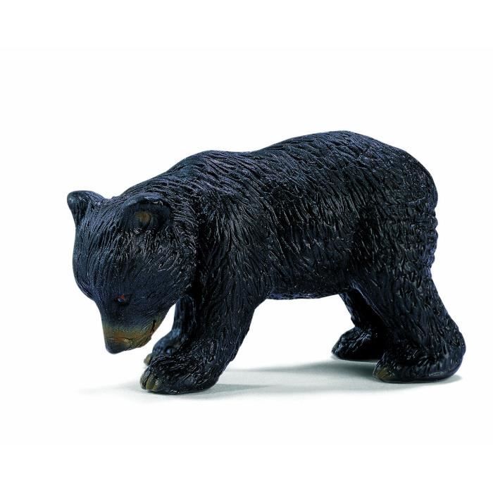 Schleich Figurine Animaux Bebe Ours Noir Cdiscount Jeux Jouets