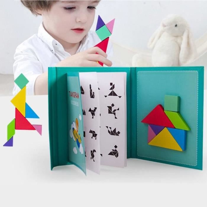 Jeu Magnets portraits - 24 aimants bois pour tableau enfant 2 ans - Janod