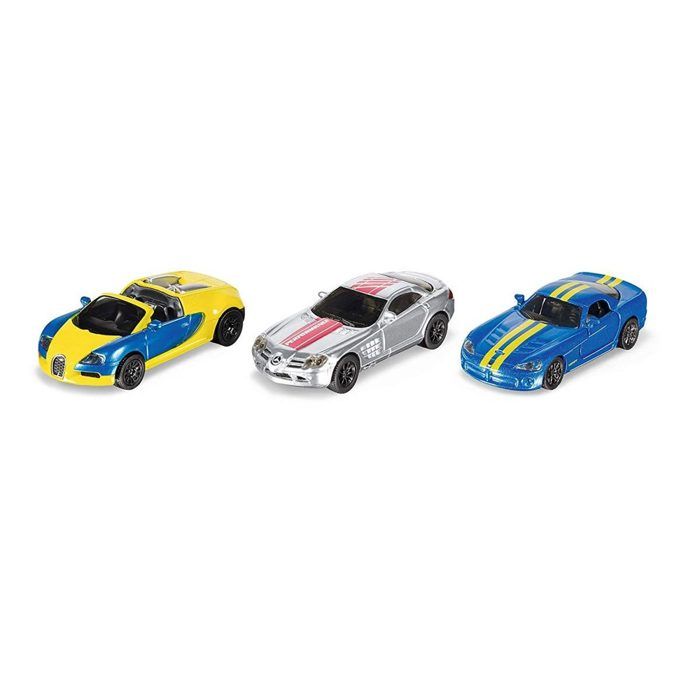 PicassoTiles Set De 3 Voitures De Course LED – Circuit Aimanté, Voitures Lumineuses, 16 Colonnes Et 4 Pentes – STEM Dès 3 Ans