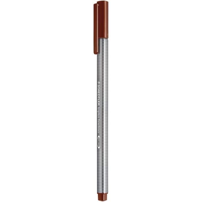 Stylo à Pointe Fine Staedtler Triplus 334, Larg. Trait 0,3 Mm, Lot 4