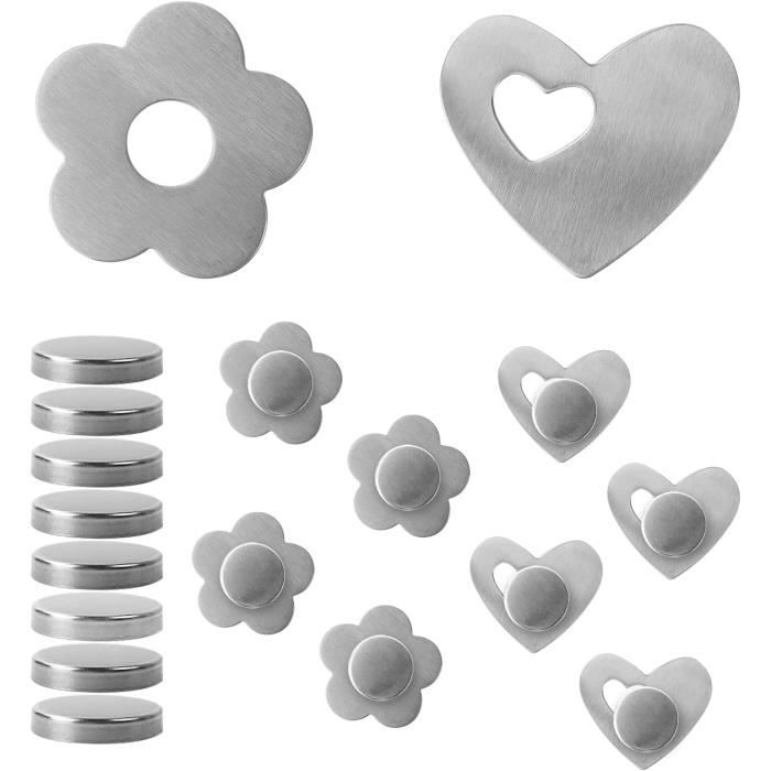 12 Poids Magnétiques Pour Voile De Mariage – Perles & Strass 1 Cm – Fixation Aimantée Sans Abîmer Le Tissu