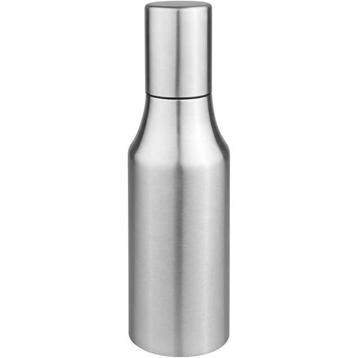 Distributeur D'huile Doseur 236 Ml - Bec Verseur Anti-gouttes Pour Cuisine (Argent)