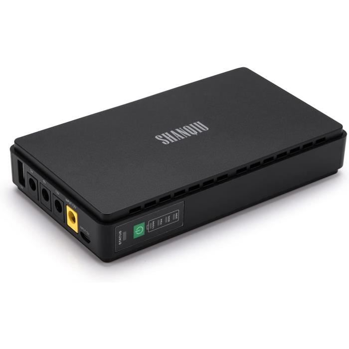 Mini UPS Shanqiu Con POE Gigabit E Batteria 10000mAh – Alimenta Router, Modem E Telecamere In Caso Di Blackout