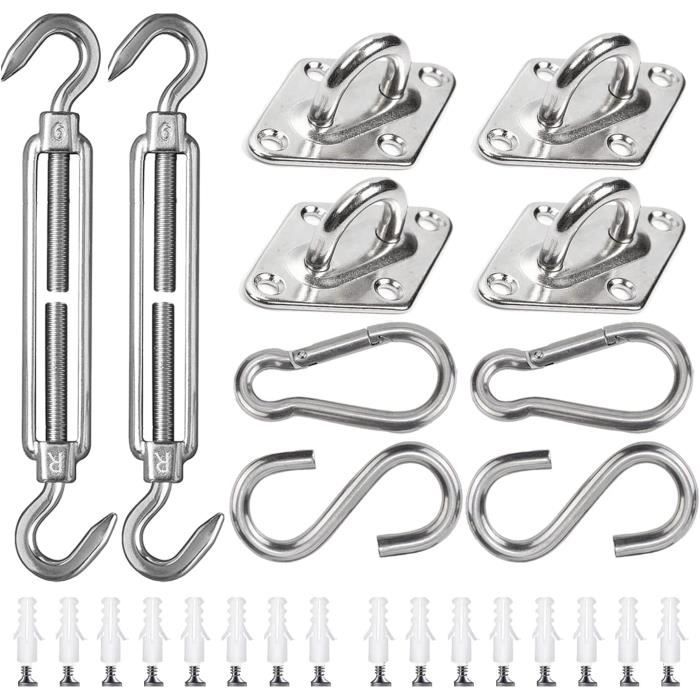 Mousqueton Acier Inoxydable 304 HOMPER - 8mm Épaisseur, 80mm Longueur, Charge 200kg