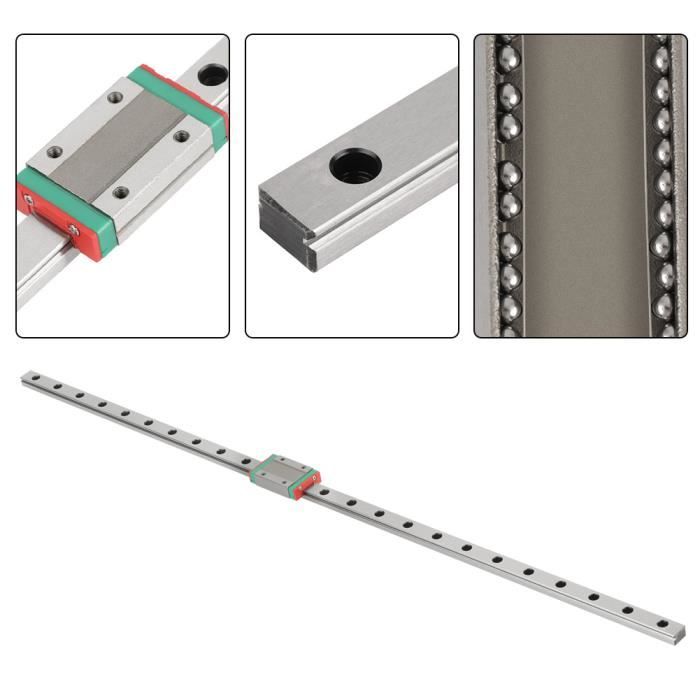 Bloc Chariot Linéaire MGN12C - Guidage Précis Pour Imprimante 3D Et CNC