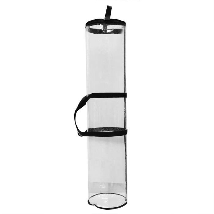 Sac De Rangement Pour Papier Cadeau - Bac Transparent Avec Poignée Et Fermeture Zip - Organisation Fêtes - 7