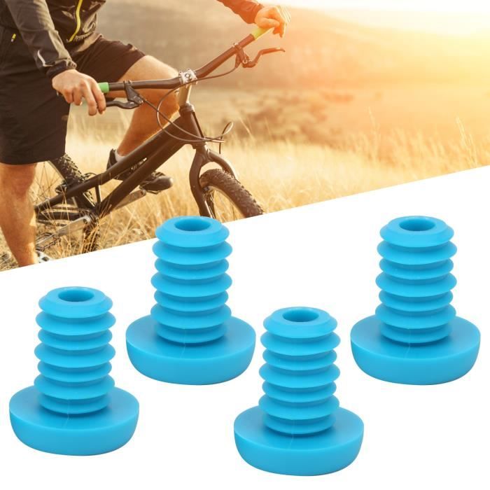 Lot De 2 Bouchons De Guidon Vélo VBESTLIFE - Alliage Aluminium, Ajustables Pour Diamètre 17.5-21.9mm