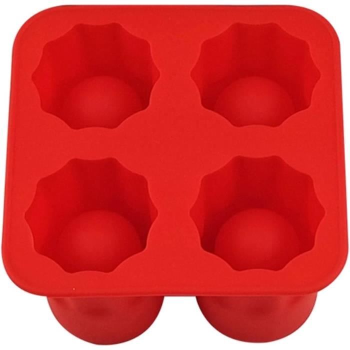 Bac à Glaçons Silicone 3 En 1 Pour Cups Stanley - Glaçons Cylindriques Creux, 3 Tailles, Couvercle étanche