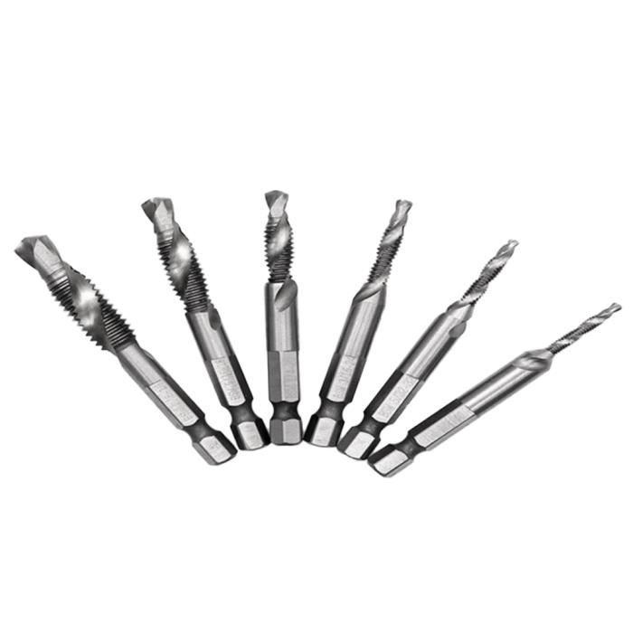 Jeu De 6 Tarauds Métriques HSS - M3 à M10, Pour Filetage Métal