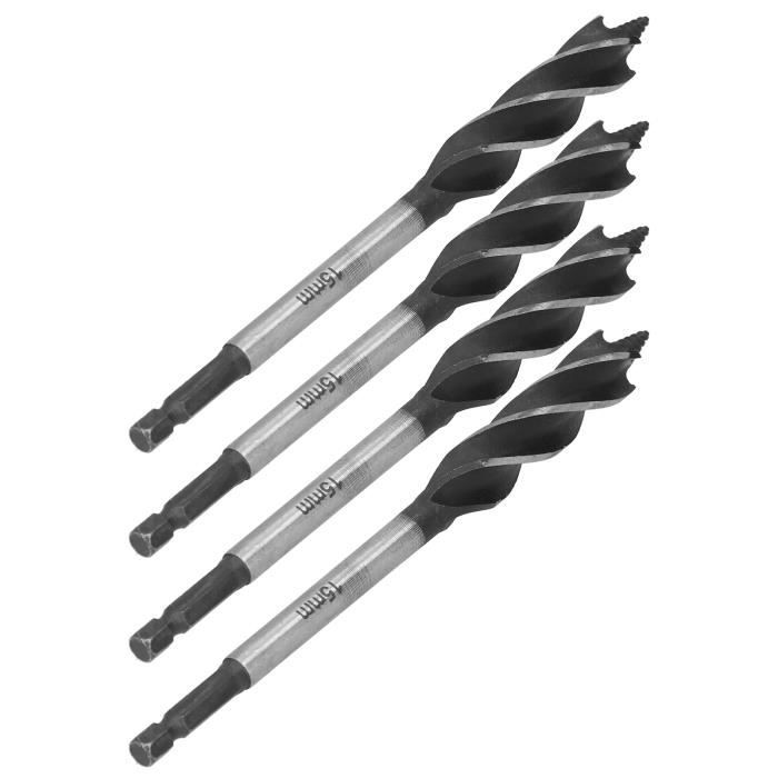 Lot De 3 Forets à Bois Pour Chignolle (vilebrequin) De Marque Sandvik, D'occasion