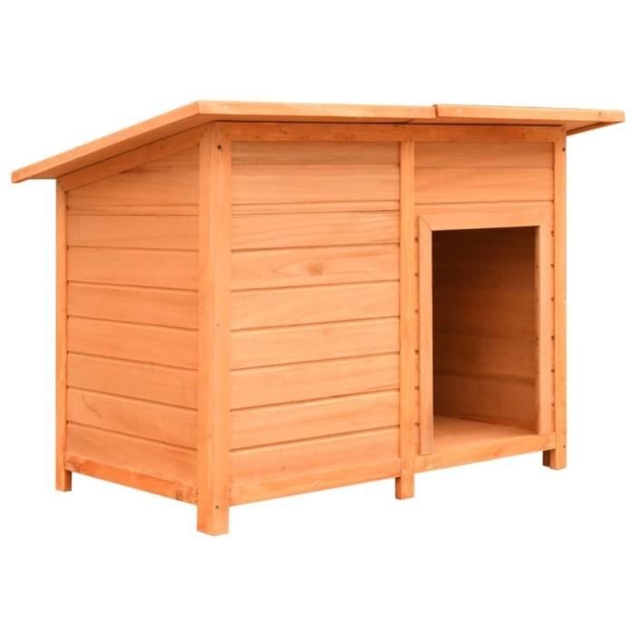 vidaXL Niche Bois de pin solide