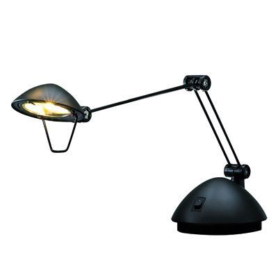 Lampe halogène coloris noir Space