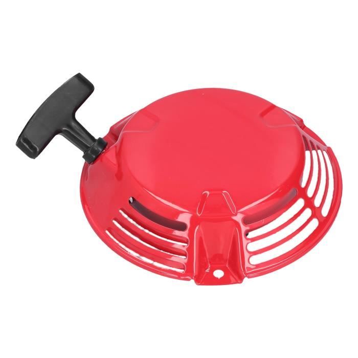 Démarreur à Tirer Pour Moteur 33-49cc - Débroussailleuse Tondeuse - Kit Avec Corde Et Plaque
