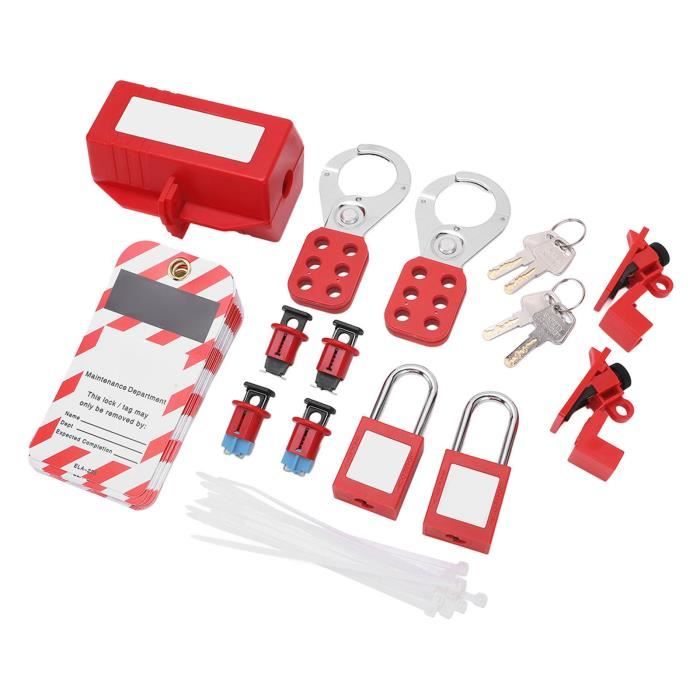 YOSOO Kit d'étiquetage de verrouillage Disjoncteur électrique Lockout ...