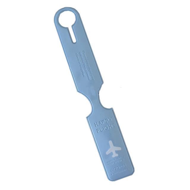 Porte-étiquette Bagage Harry Winston - Cuir Bleu - Neuf Dans Sa Boîte - Accessoire Voyage Luxe