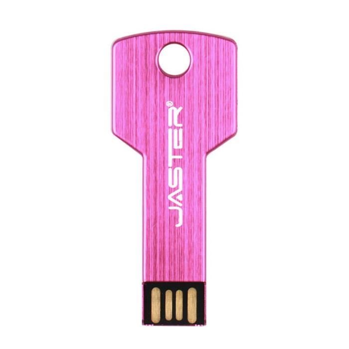 CLE USB,Pink-32 GO--Clé Usb En Forme De Clé Métallique, 4-8-16-32-64 ...