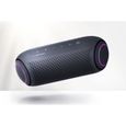 LG XBOOM GO PL5 - Enceinte bluetooth portable - Soundboost - 18hrs d'autonomie - IPx5 - Eclairage multicolore - Bleu-Noir-1