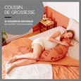 Babymoov B.LOVE Coussin de Maternité & Allaitement avec Remplissage Microbilles ultra-fines - Made in Europe, Terracotta-1