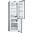BOSCH KGN36NLEA - Réfrigérateur congélateur bas - 302L (215L + 87L) - Froid NoFrost multiairflow - L 60 x H186cm - Portes inox-1