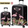 TD® TEMPSA Élastique Voyage Bagage Valise Housse Protection Couple flamingo 22 M Contient uniquement la housse de protection-1