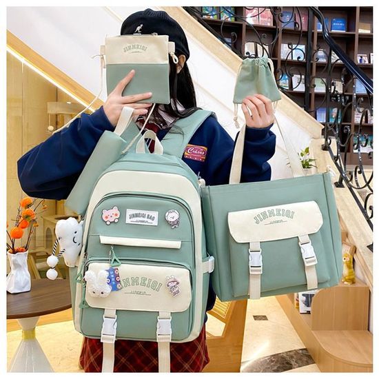 Sac à Dos D'école Pour Filles, Joli Sac à Dos Esthétique Pour L'école