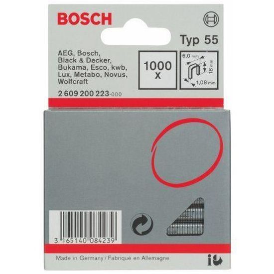 Bosch Plat Fil Pince Agrafes Type 58 13 x 0,75 x 8 mm neuf dans boîte