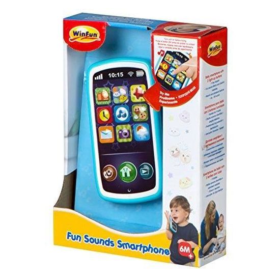 Téléphone jouet - WINFUN - Enregistrement et mélodies - Pour enfant de 3 ans et plus - Jeux - Jouets