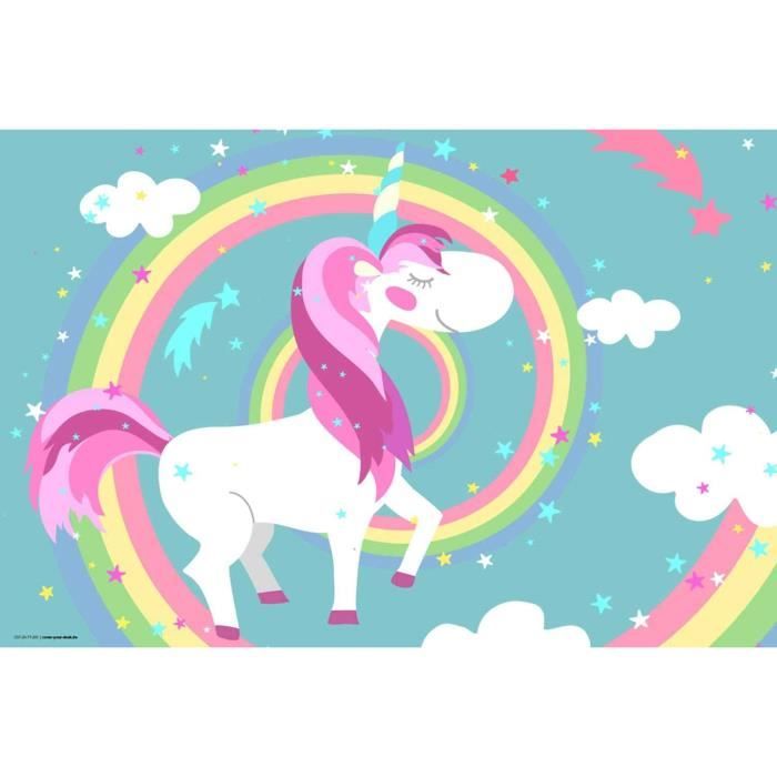 Bureau des licornes et des arcs en ciel