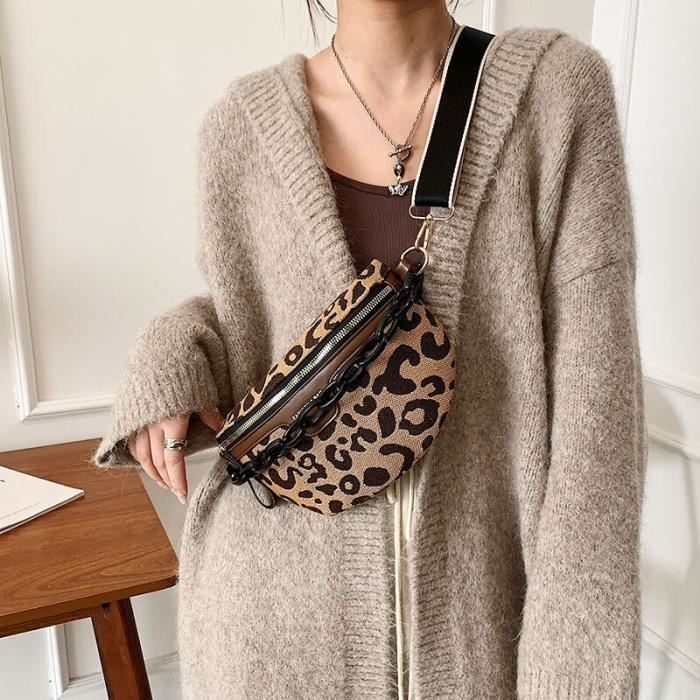 Sac bandoulière leopard best sale femme