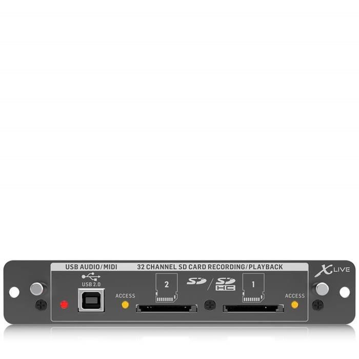 Carte d'extension - BEHRINGER - X-live X32 - Enregistrement en direct ...