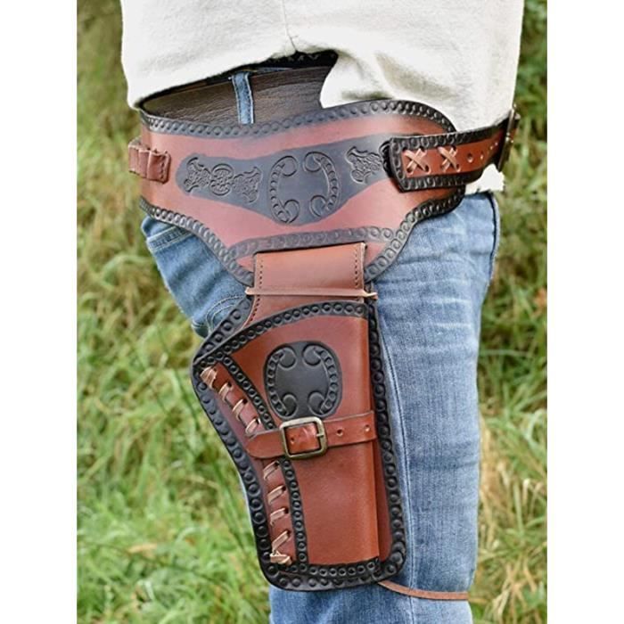 Pistolet de cowboy avec holster et ceinture