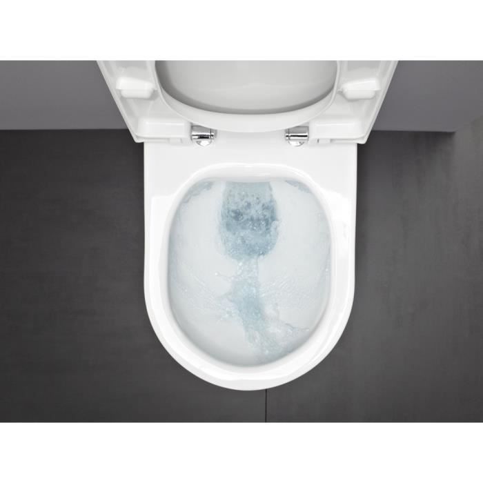 Toilette WC suspendu Carapelle avec abattant