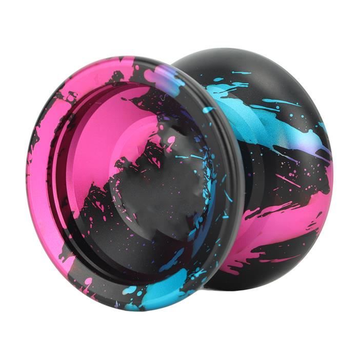 TOPINCN Yoyo En Alliage D’aluminium Insensible – Haute Performance – Roulement Acier Inox – Corde Incluse – Compétition Avancé