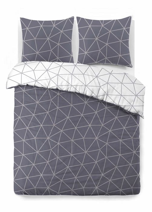 Vision - Parure de lit UNI Noir - Set de Housse de Couette 240x220 cm