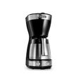 Machine à café filtre DeLonghi Dedica Style ICM 16710 - 1,25 L - 1000 W - Noir, Argent-2