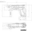 Marteau perforateur sans fil - METABO - KH 18 LTX 24 - 18 V - MetaBOX 165 L-2