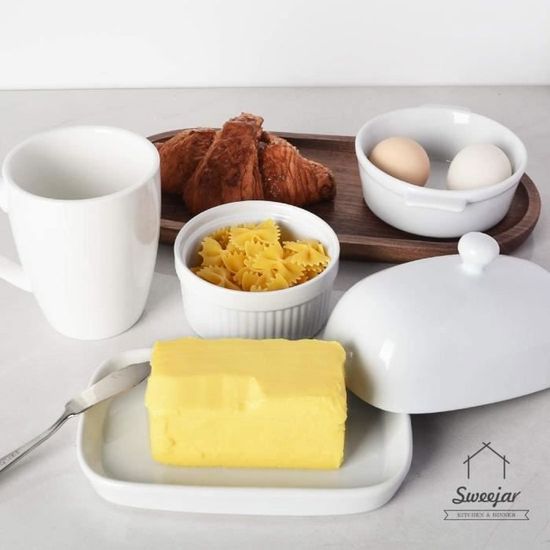 Beurrier avec couvercle  beurre incassable couvert - Beurrier cuisine,  comptoir porte-beurre moderne, passe au[S608] - Cdiscount Maison