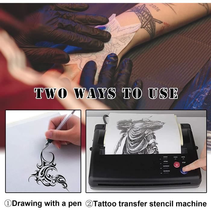 Tatouage Éphémère Bras Complet - Manche Temporaire Manta Raie - Noir - Neuf