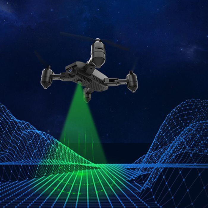 Drone avec caméra pour adultes et enfants avec caméras, positionnement du  flux optique 4K double caméra évitement d'obstacles avion pliant HD  photographie aérienne avion télécommandé (noir 3 batteri : : Jeux  et