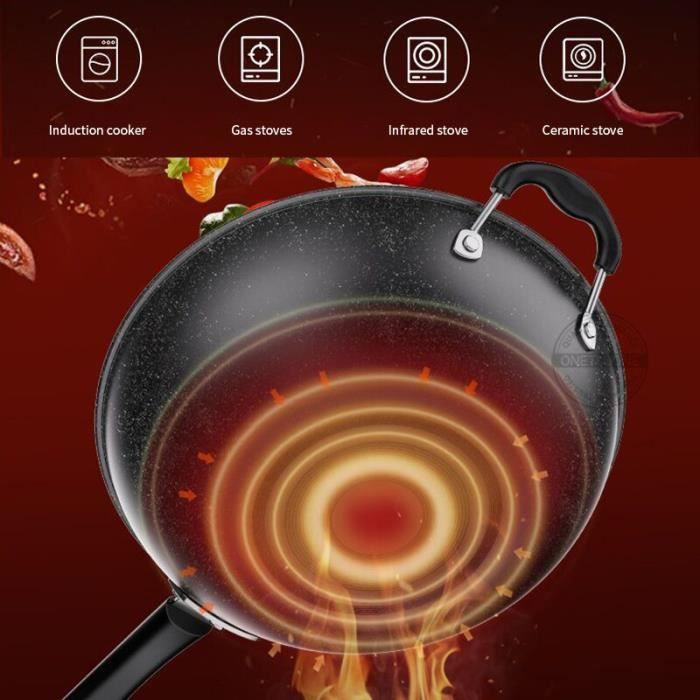 Poêle wok antiadhésive 30 CM 