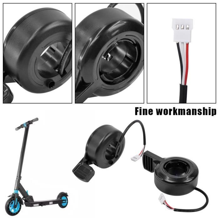 Accélérateur De Scooter Électrique Dilwe - Compatible X6/X7/X8 - ABS 5V, Interrupteur Intégré - Remplacement