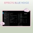 Microphone USB - Blue Yeti Premium - Pour Enregistrement, Streaming, Gaming, Podcast sur PC ou Mac - Blanc White Mist-3