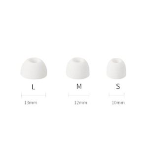VGOL 3 Paires D’embouts Silicone Pour écouteurs Intra-auriculaires - Remplacement Confort S/M/L - Compatible Huawei AM61 XSport - 3